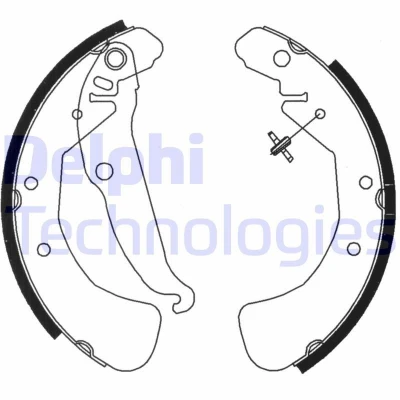 Billede af DELPHI LS1829 Bremsebakker 230 42 OPEL: Astra F CC, G Caravan, Caravan