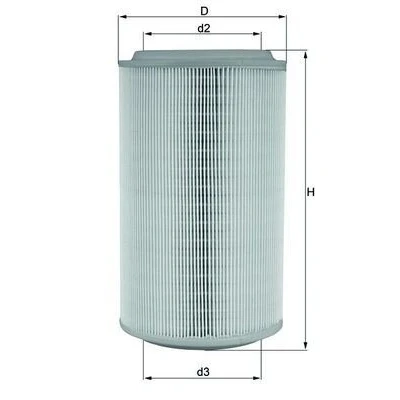 Billede af MAHLE ORIGINAL LX 913 Luftfilter 255,0 149,0 Filterindsats ALFA ROMEO: 147, 166, 156 Sportwagon