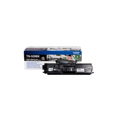 Billede af Brother TN329BK sort toner 6.000 sider original