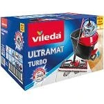 Billede af Vileda Mop with Bucket Ultramax Sort Rød Plastik Fiber