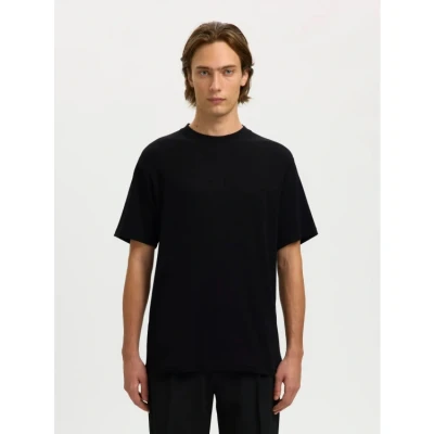 Billede af Slhspencer T-Shirts Basic Til Herre Sort
