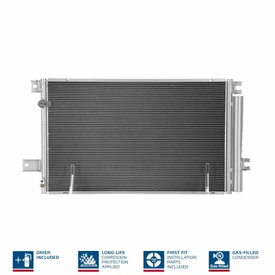 Billede af NISSENS 940022 Kondensator med tørrer Aluminium 646 R 134a TOYOTA: Avensis II Station Wagon, Sedan