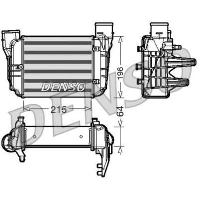Billede af DENSO DIT02002 Intercooler Aluminium 215x196x64 AUDI: A4 B6 Avant