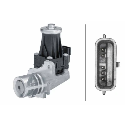 Billede af HELLA 6NU 014 864 691 EGR Ventil elektrisk med pakninger RENAULT: GRAND SCENIC 3, MEGANE 3 Grandtour, NISSAN: Note II Hatchback, Qashqai 2