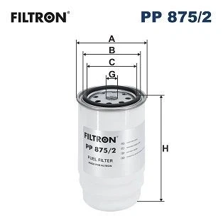 Billede af FILTRON PP 875/2 Brændstoffilter Påskruet filter HYUNDAI: Tucson, H 1 Cargo