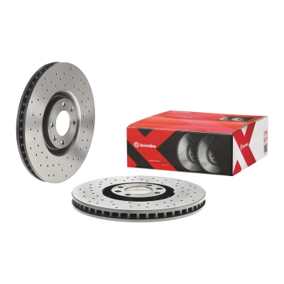 Billede af BREMBO XTRA LINE 09.A829.2X Bremseskiver 340 30 4 perforeret/indv. ventileret coatet højkarboniseret med skruer PEUGEOT: 308 I Hatchback