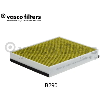 Billede af DAVID VASCO B290 Kabinefilter Aktivkul filter med Polyphenol 261 202 36 FORD: FOCUS 3 Turnier, 3, KUGA 2, VOLVO: V40 Hatchback