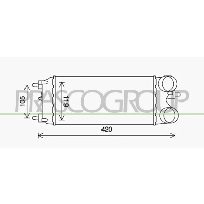 Billede af PRASCO FD602N001 Intercooler
