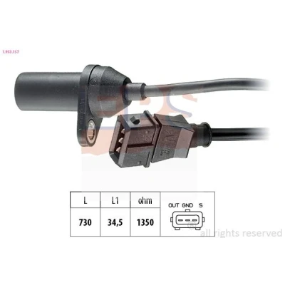 Billede af EPS 1.953.157 Impulsensor Made in Italy OE Equivalent FIAT: Stilo Hatchback, Doblo I Stationcar