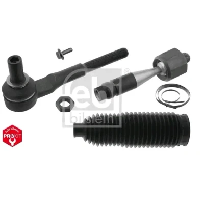 Billede af febi BILSTEIN 49040 Sporestang venstre foraksel med møtrik, skrue, spændebånd, styremanchetter Plus AUDI: A4 B7 Avant, Sedan