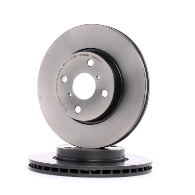 Billede af BREMBO COATED DISC LINE 09.A913.11 Bremseskiver 258 22 4 indvendigt ventileret coatet TOYOTA: Yaris III Van, Hatchback, II Hatchback
