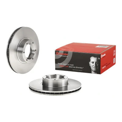 Billede af BREMBO 09.7717.10 Bremseskiver 280 24 6 indvendigt ventileret OPEL: Movano A Bus, RENAULT: MASTER 2 Pritsche/Fahrgestell