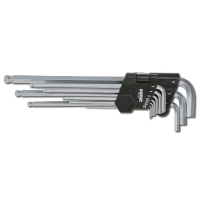 Billede af SONIC 601008 Vinkelskruetrækkersæt 1.27mm, 1.5mm, 2mm, 2.5mm, 3mm, 4mm, 6mm, 5mm, 8mm, 10mm Krom vanadium stål 10