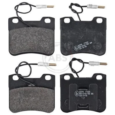 Billede af A.B.S. 36598 Bremseklodser med indbygget slidsensor CITROËN: Saxo Hatchback, PEUGEOT: 106 II Hatchback