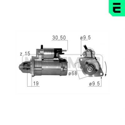 Billede af ERA 220649 Starter 12 1,4 15 OPEL: Insignia A Sports Tourer, Astra H Caravan, Hatchback