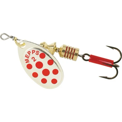 Billede af Mepps Aglia Spinner Silver/Red 4,5g