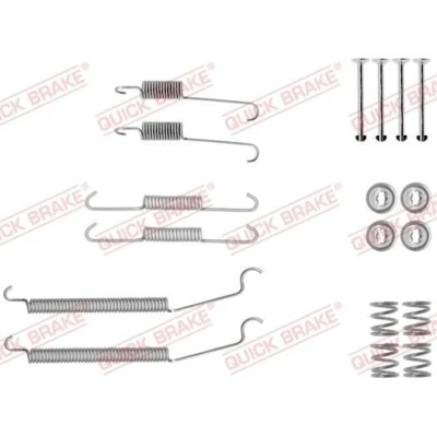 Billede af QUICK BRAKE 105 0039 Tilbehørssæt, bremsebakker RENAULT: TWINGO 2, CLIO 2