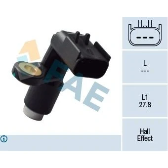 Billede af FAE 79415 Impulsensor 3 Hall princip
