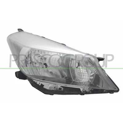 Billede af PRASCO TY3284813 Forlygter højre H4 krom TOYOTA: Yaris III Hatchback