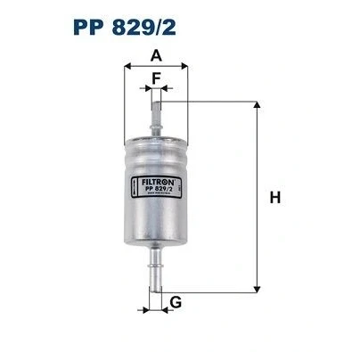 Billede af FILTRON PP 829/2 Brændstoffilter Ledningsfilter 9 8 ALFA ROMEO: Giulia Sedan, JEEP: Renegade SUV, FIAT: 500X