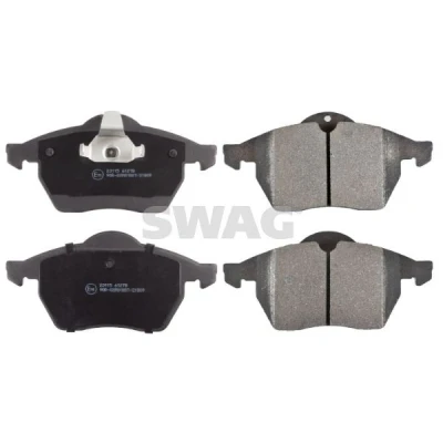 Billede af SWAG 40 91 6107 Bremseklodser foraksel Ekskl. slidadvarselskontakt med stempelklips OPEL: Calibra A, Vectra B Sedan, CC, SAAB: 9 5 Sedan
