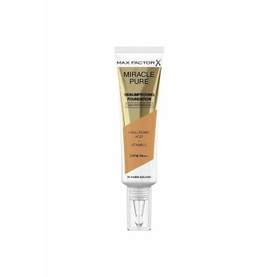 Billede af MAX Factor Miracle PURE Skinimproving Foundation 76 WARM Golden 30ML Foundation, Dame, Størrelse: 30 ml, Multicolor