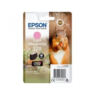 Billede af Epson 378 lys magenta blækpatron 4,8 ml C13T37864010 original