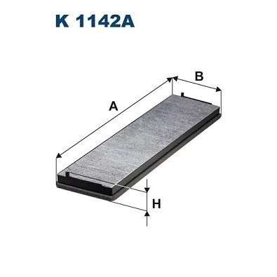 Billede af FILTRON K 1142A Kabinefilter Aktivkulfilter 581 164 47,5