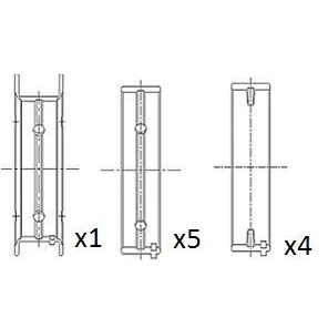 Billede af FAI AutoParts BM1021 STD Krumtapakselleje OPEL: Corsa D Hatchback, Astra J Sports Tourer, Hatchback