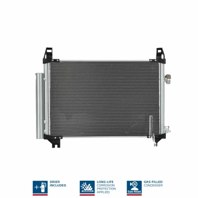 Billede af NISSENS 940085 Kondensator med tørrer Aluminium 526 R 134a TOYOTA: Yaris II Hatchback, III Hatchback