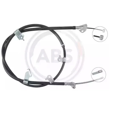Billede af A.B.S. K17632 Håndbremsekabel 1841 Skivebremse TOYOTA: RAV4 III SUV