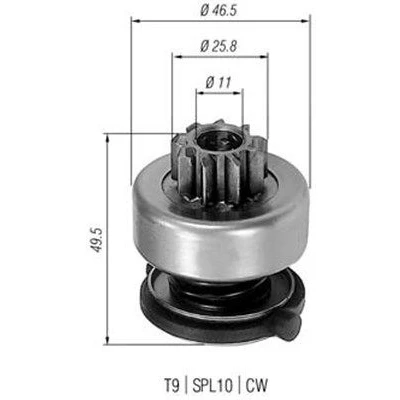 Billede af MAGNETI MARELLI 940113020301 Spidshjul, starter