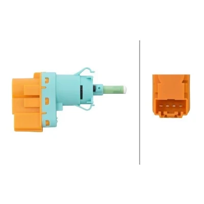 Billede af HELLA 6DD 010 966 681 Bremselyskontakt elektrisk 4 12 FIAT: 500 Hatchback, Panda II Grande Punto Hatchback
