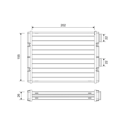 Billede af VALEO 811592 Varmeveksler NISSAN: Qashqai 2