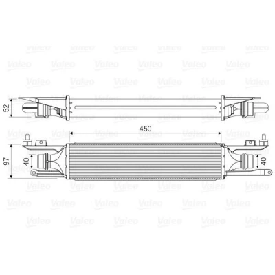 Billede af VALEO 818578 Intercooler uden EGR ventil OPEL: Corsa D Hatchback