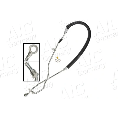 Billede af AIC 58513 Hydraulikslange, styretøj fra hydraulikpumpe til tandstang VOLKSWAGEN: Golf 3 Cabrio