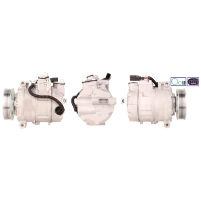 Billede af ELSTOCK 51 0402 Kompressor PAG 46 R134a med pakninger AUDI: A4 B6/B7 Cabriolet