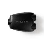 Billede af Toslink Adapter Hun 2x Splitter ABS Sort 1 stk. Blister