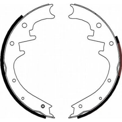 Billede af TEXTAR 91069700 Bremsebakker 254 46 uden håndbremsegreb JEEP: Cherokee III