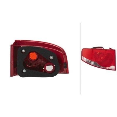 Billede af HELLA 9EL 354 080 011 Baglygter venstre ydre del P21W, PY21W uden pærer lampeholder SEAT: Altea XL