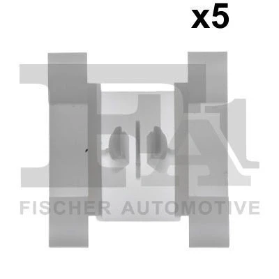 Billede af FA1 11 40059.5 Clips, side /beskyttelseslister hvid VOLKSWAGEN: Golf 3, 3 Cabrio