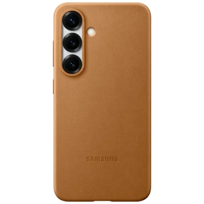 Billede af Samsung Kindsuit Pu Læder Back Cover Guld Galaxy S25