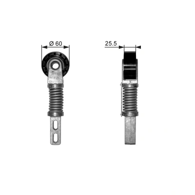 Billede af GATES FleetRunner Micro V Kit T38355 Strammehjul