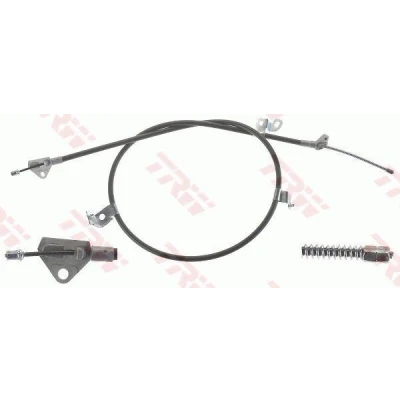 Billede af TRW GCH450 Håndbremsekabel 1481, 1345 Skivebremse TOYOTA: Yaris I Hatchback