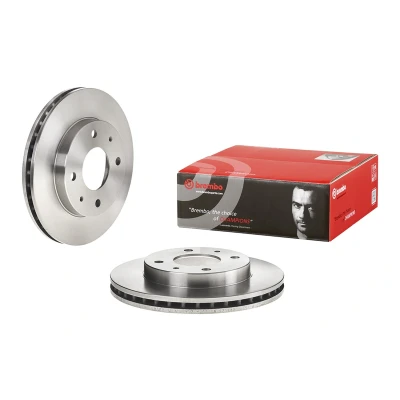Billede af BREMBO Bremseskive MITSUBISHI: GALANT 6, Space Star, Carisma Hatchback 24mm 4 indvendigt ventileret 09.7043.10 308729268,MB928994,MR128153,MR205584