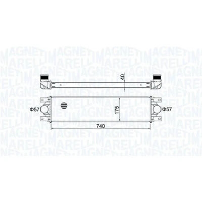 Billede af MAGNETI MARELLI 351319204790 Intercooler