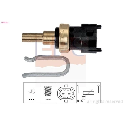 Billede af EPS 1.830.357 Kølevæsketemperatur Sensor Made in Italy OE Equivalent FIAT: Panda II Hatchback, 500 500L, OPEL: Corsa D Hatchback