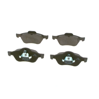 Billede af BOSCH 0 986 494 034 Bremseklodser Low Metallic med stempelklips, anti knirke plade RENAULT: TWINGO 2, LAGUNA 3 Grandtour, MEGANE 2 Coupe Cabriolet