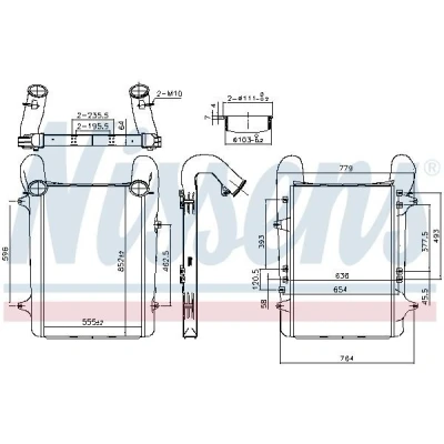 Billede af NISSENS 961579 Intercooler