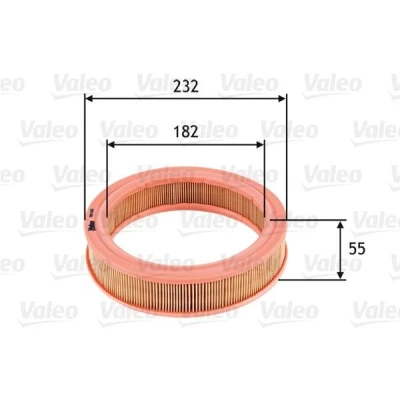 Billede af VALEO 585632 Luftfilter 55 232 Filterindsats FIAT: Uno Hatchback, Panda I Hatchback